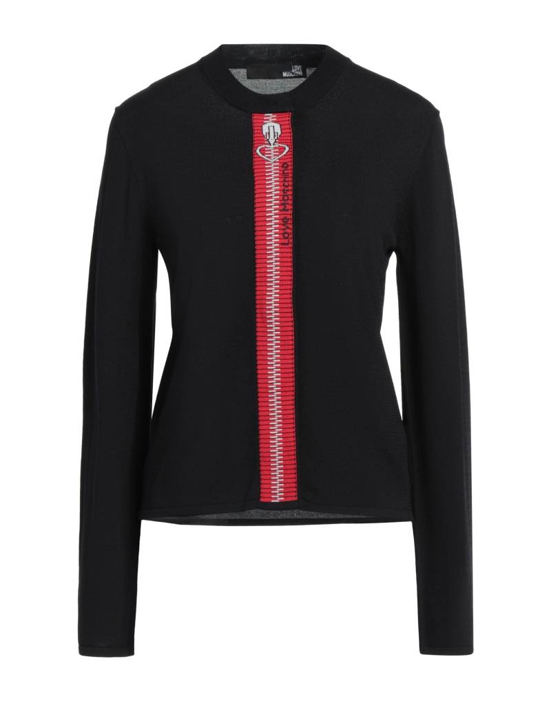 LOVE MOSCHINO Strickjacke Damen Schwarz von LOVE MOSCHINO
