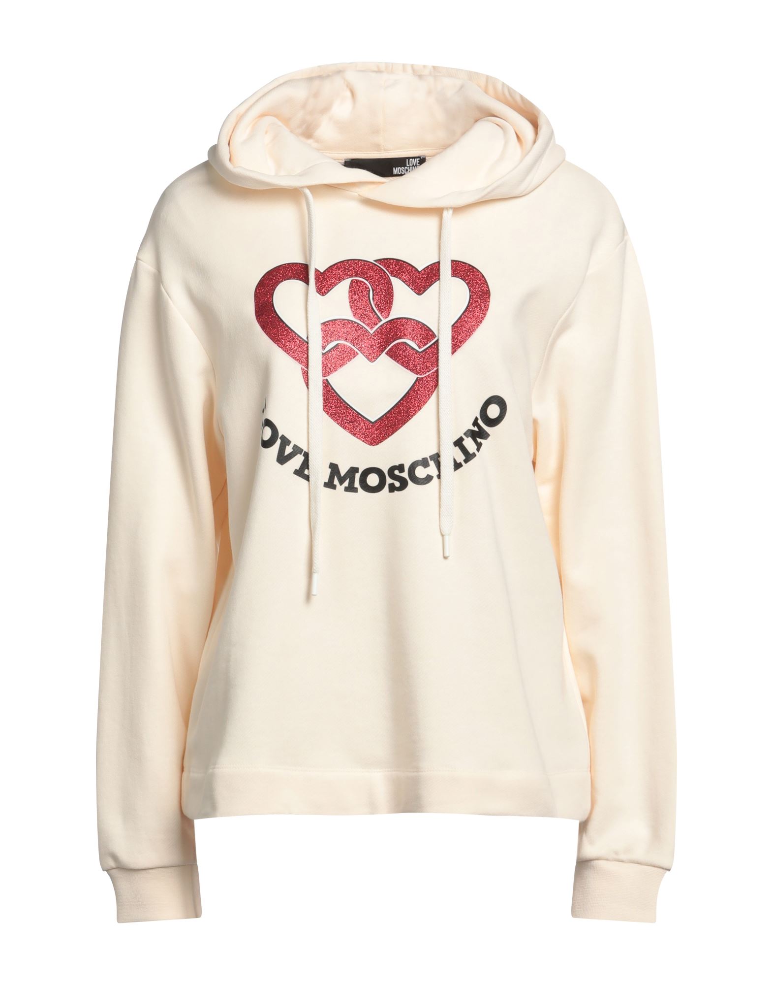 LOVE MOSCHINO Sweatshirt Damen Beige von LOVE MOSCHINO