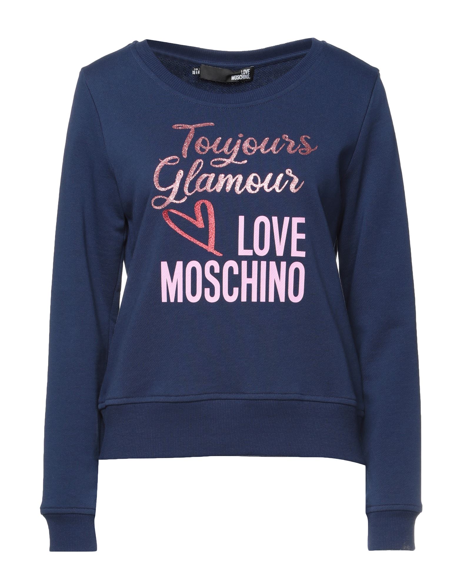 LOVE MOSCHINO Sweatshirt Damen Blau LOVE MOSCHINO Sweatshirt Damen Blau von LOVE MOSCHINO