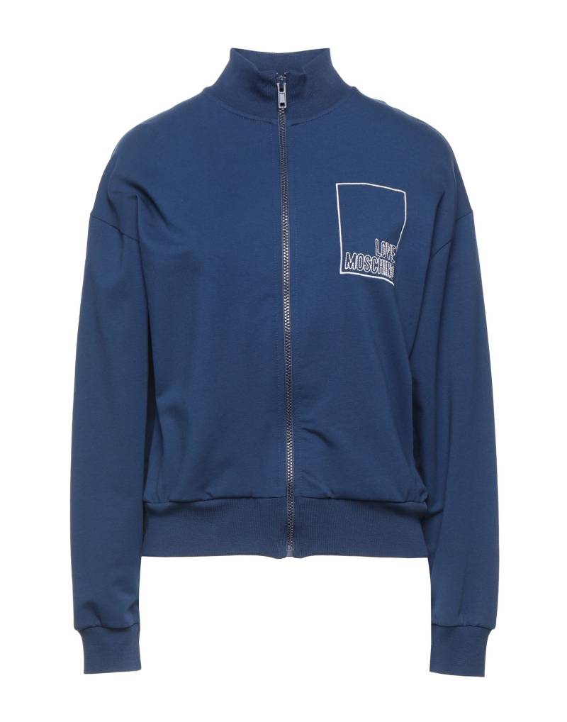 LOVE MOSCHINO Sweatshirt Damen Nachtblau von LOVE MOSCHINO
