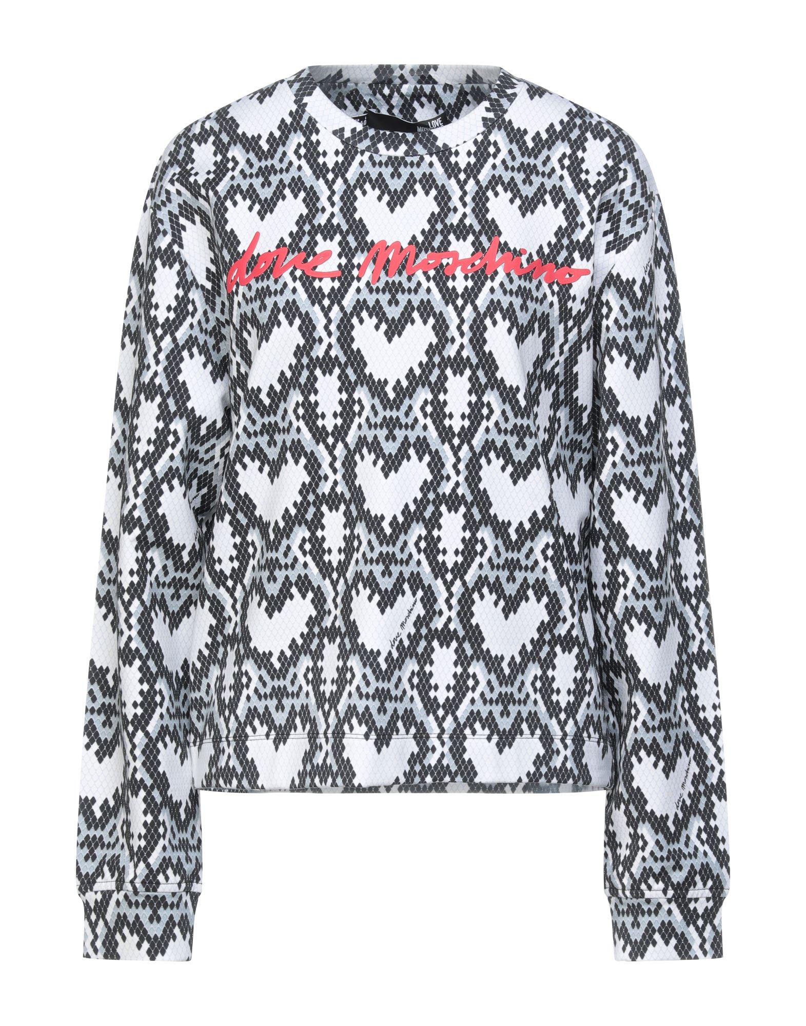 LOVE MOSCHINO Sweatshirt Damen Grau LOVE MOSCHINO Sweatshirt Damen Grau von LOVE MOSCHINO