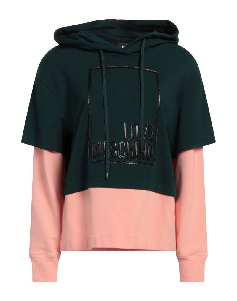 LOVE MOSCHINO Sweatshirt Damen Grün von LOVE MOSCHINO