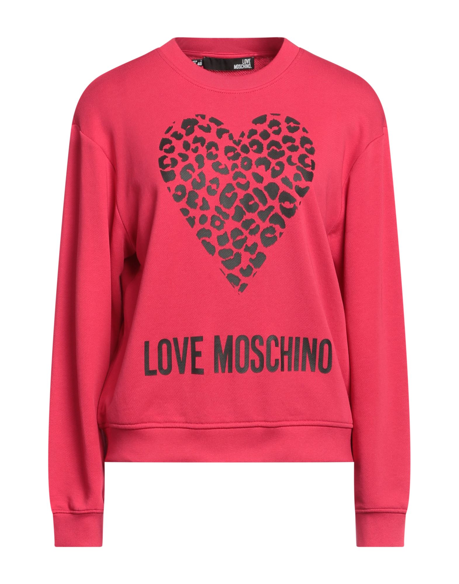 LOVE MOSCHINO Sweatshirt Damen Magenta von LOVE MOSCHINO