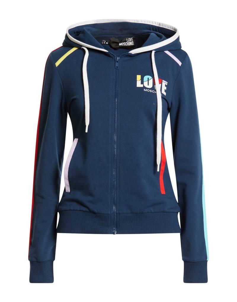 LOVE MOSCHINO Sweatshirt Damen Marineblau von LOVE MOSCHINO