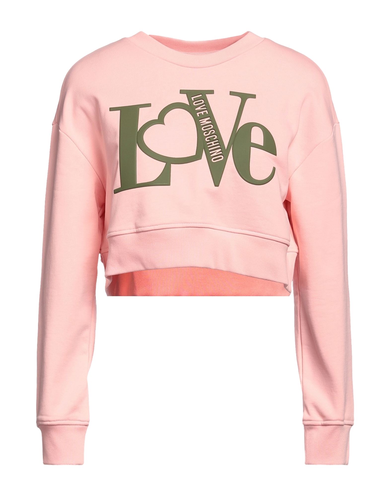 LOVE MOSCHINO Sweatshirt Damen Rosa von LOVE MOSCHINO