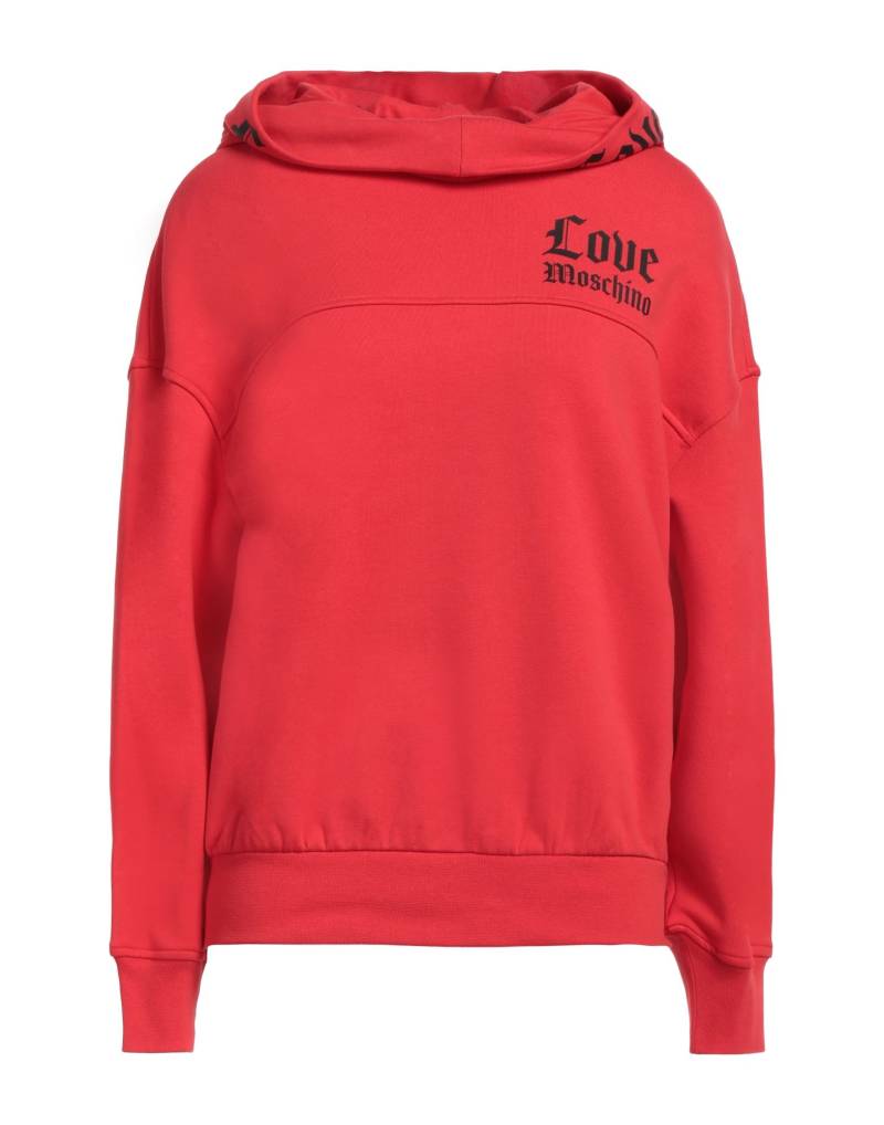 LOVE MOSCHINO Sweatshirt Damen Rot von LOVE MOSCHINO