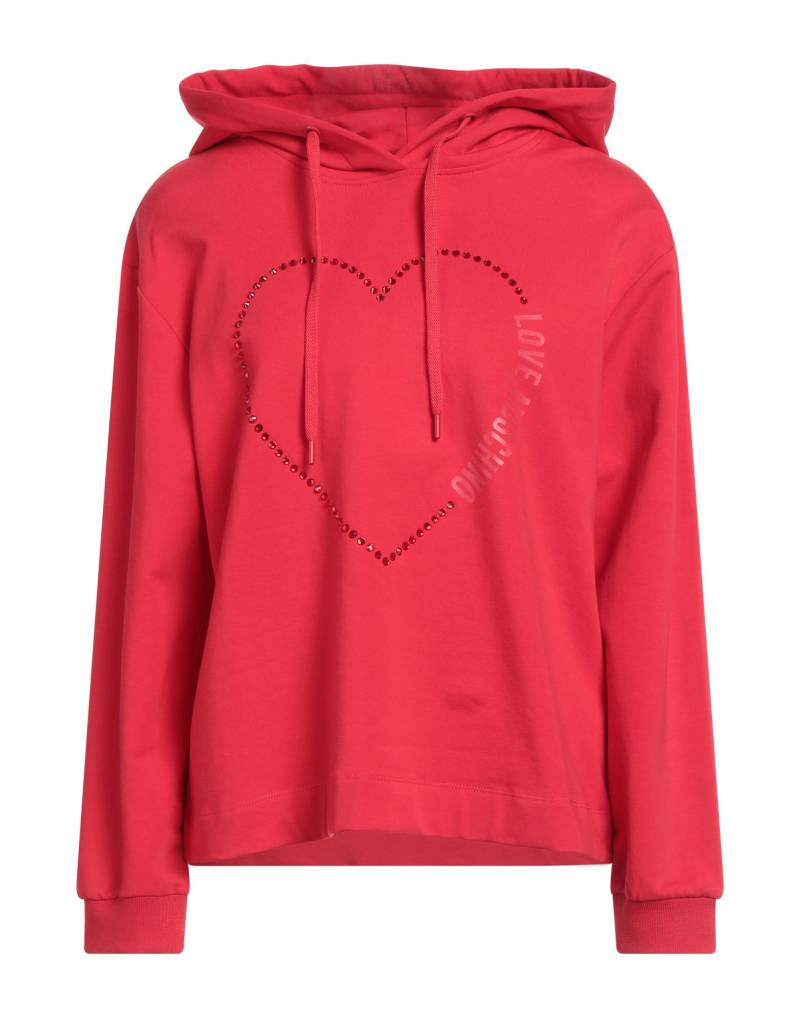 LOVE MOSCHINO Sweatshirt Damen Rot von LOVE MOSCHINO