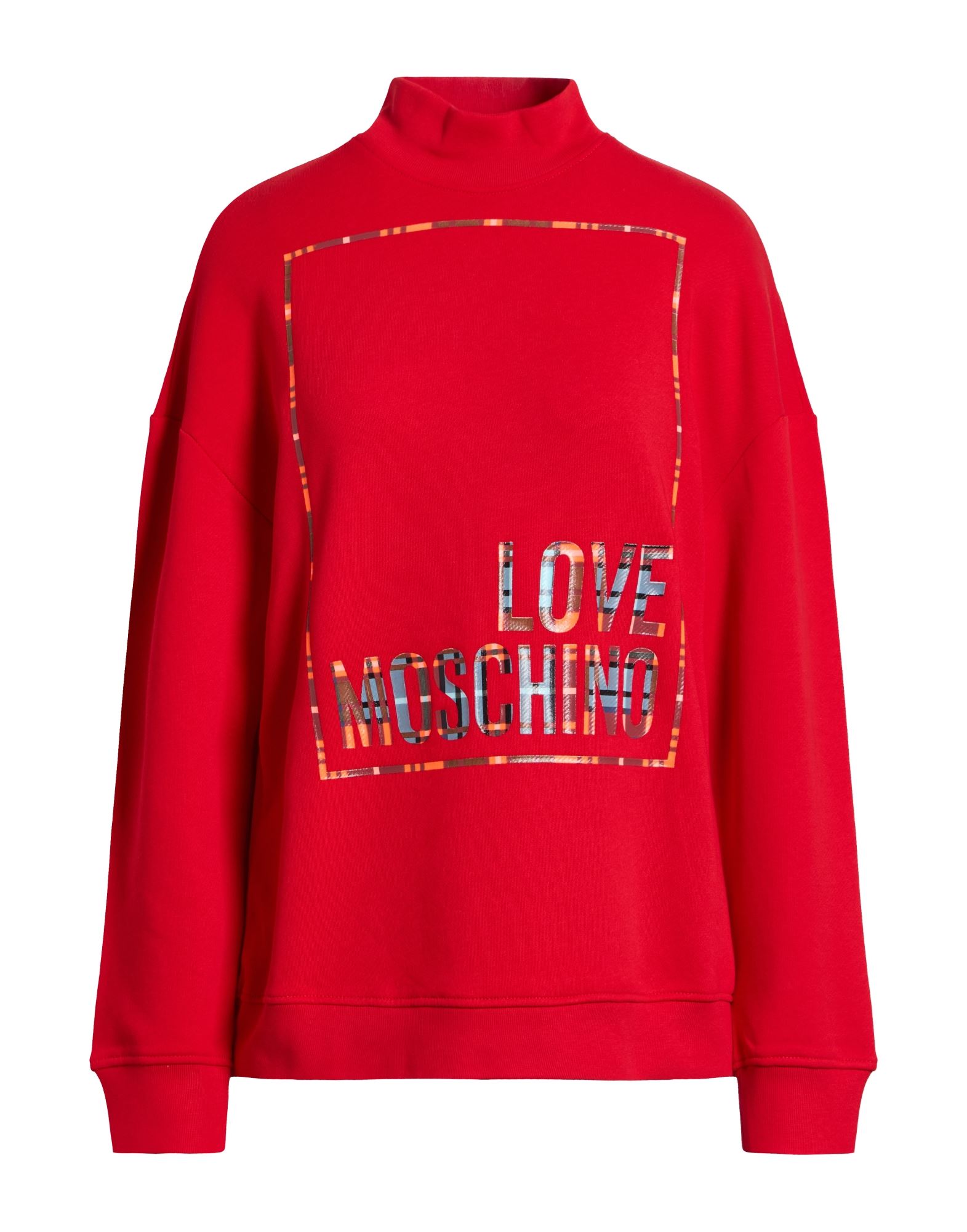 LOVE MOSCHINO Sweatshirt Damen Rot LOVE MOSCHINO Sweatshirt Damen Rot von LOVE MOSCHINO