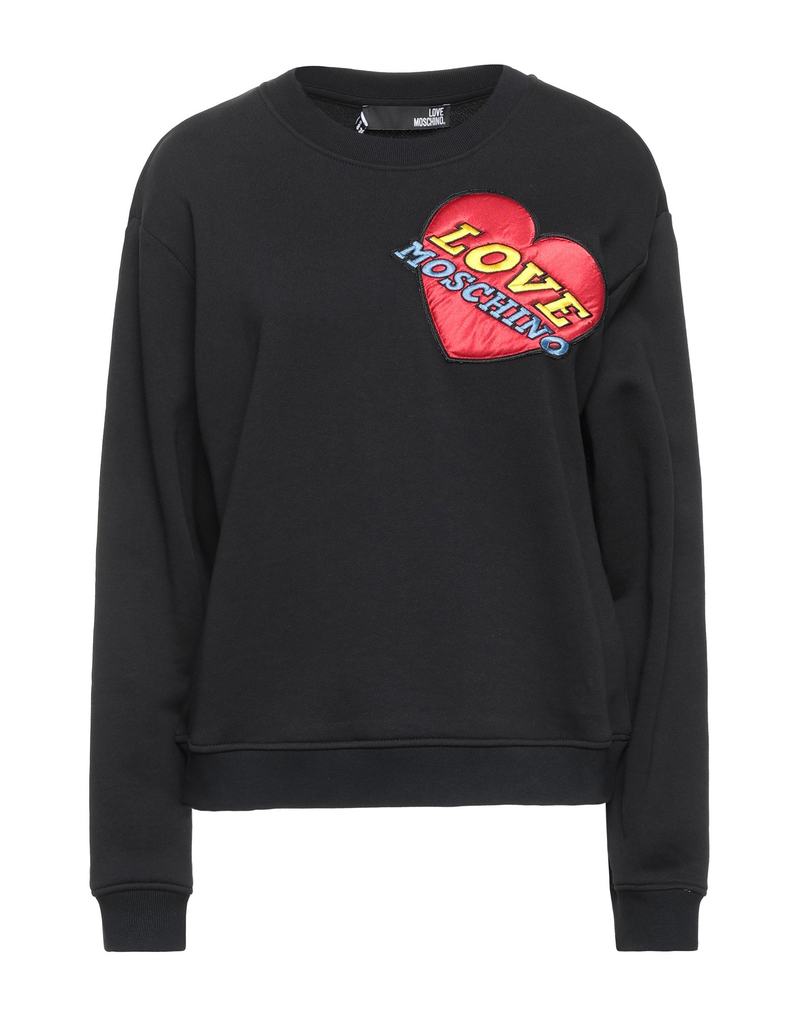 LOVE MOSCHINO Sweatshirt Damen Schwarz von LOVE MOSCHINO