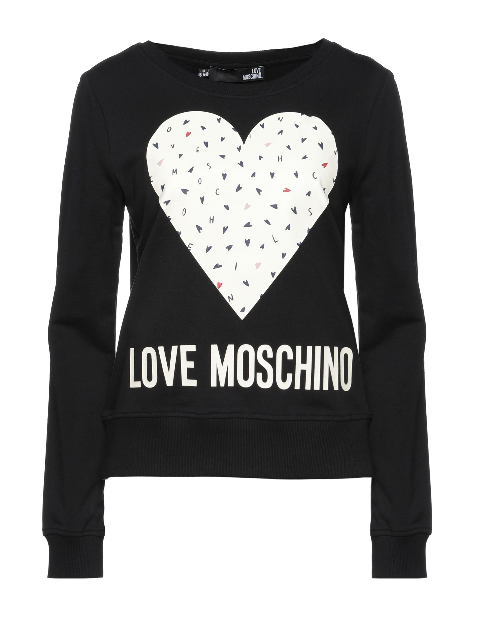 LOVE MOSCHINO Sweatshirt Damen Schwarz von LOVE MOSCHINO