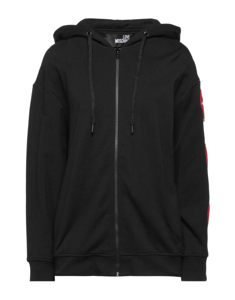 LOVE MOSCHINO Sweatshirt Damen Schwarz von LOVE MOSCHINO