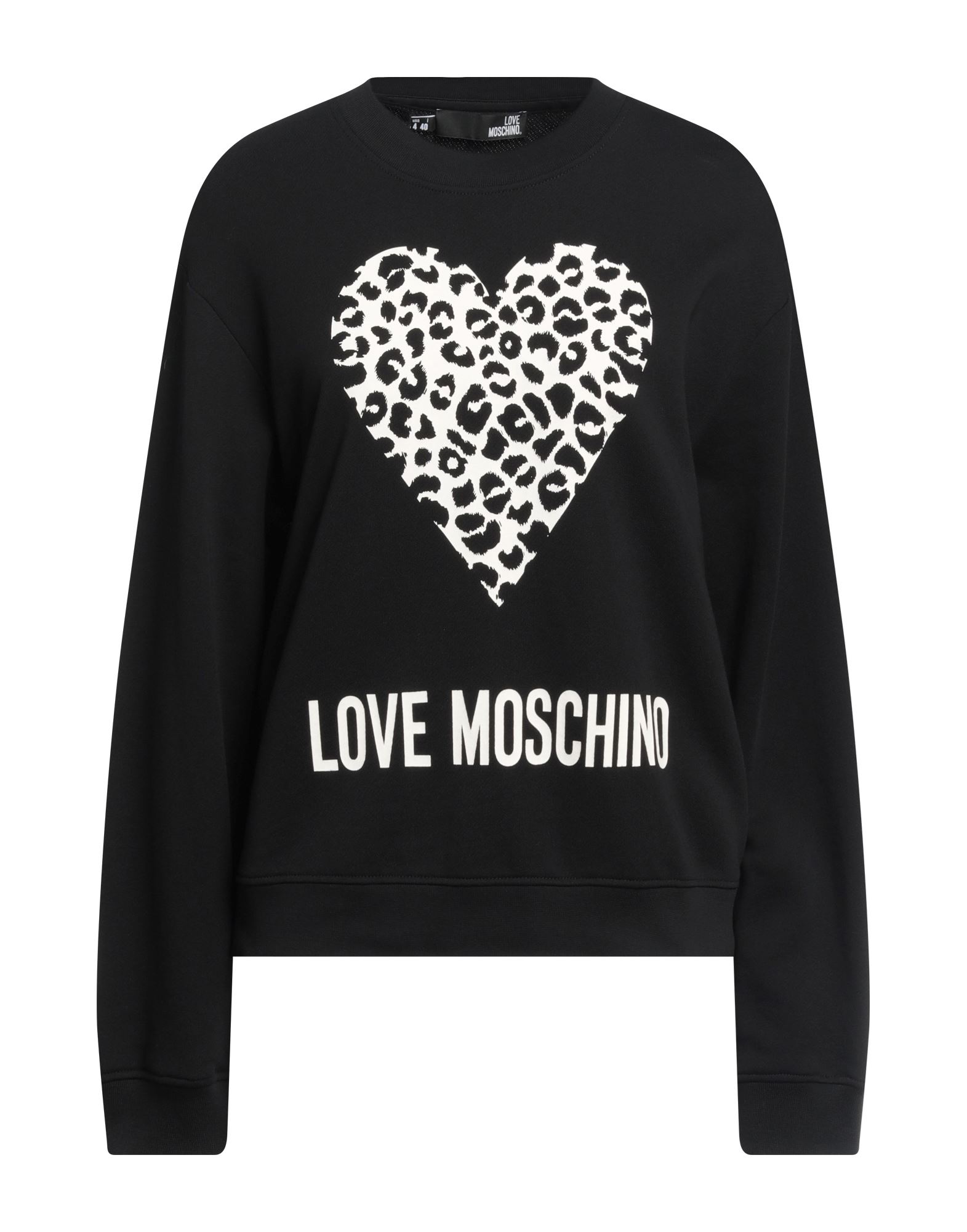 LOVE MOSCHINO Sweatshirt Damen Schwarz von LOVE MOSCHINO