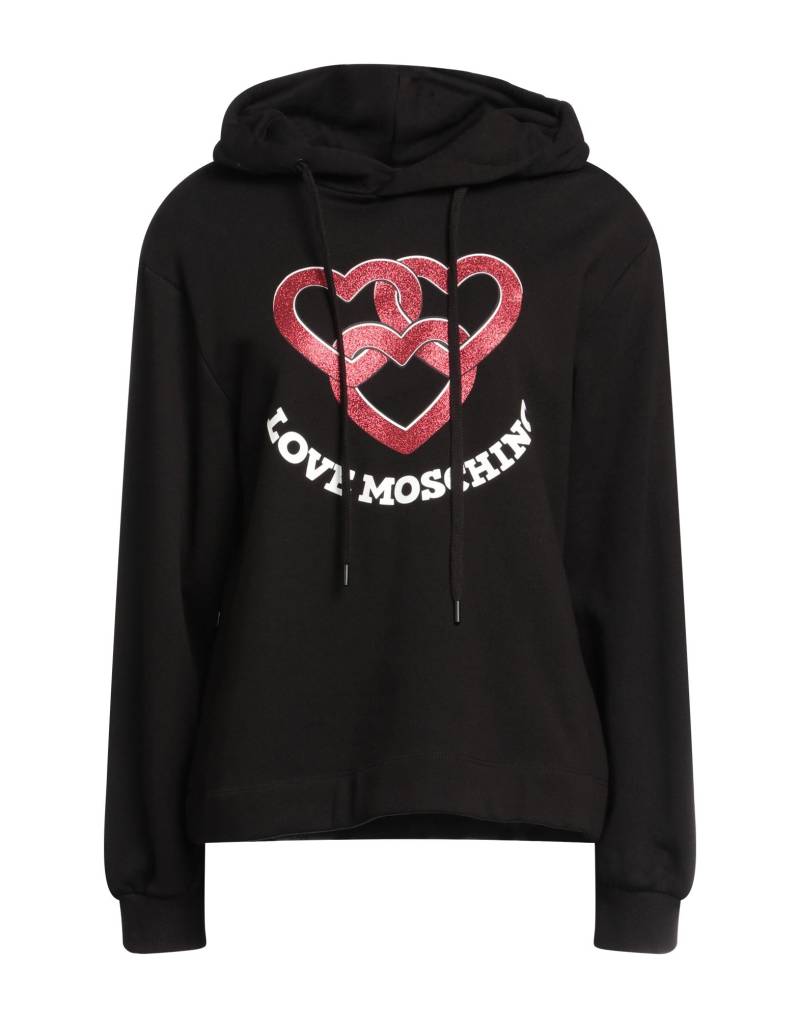 LOVE MOSCHINO Sweatshirt Damen Schwarz von LOVE MOSCHINO