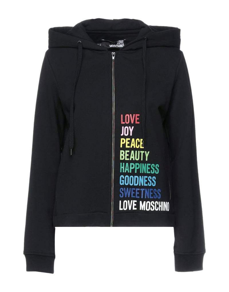 LOVE MOSCHINO Sweatshirt Damen Schwarz von LOVE MOSCHINO