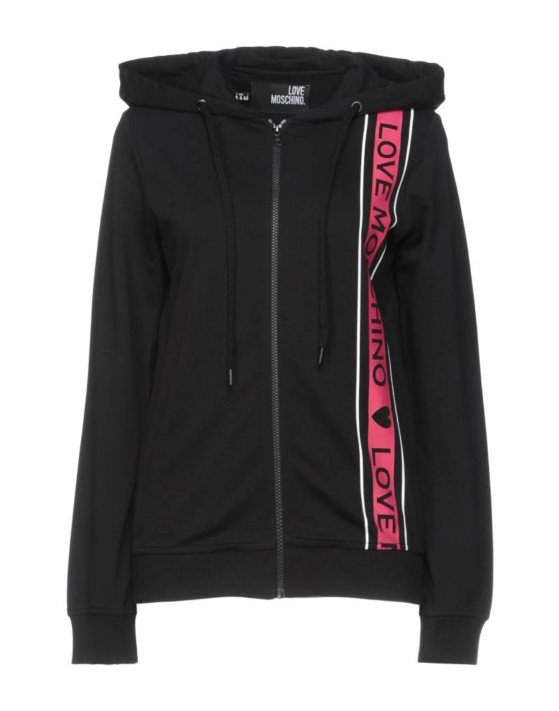 LOVE MOSCHINO Sweatshirt Damen Schwarz von LOVE MOSCHINO