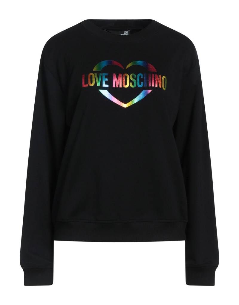 LOVE MOSCHINO Sweatshirt Damen Schwarz von LOVE MOSCHINO