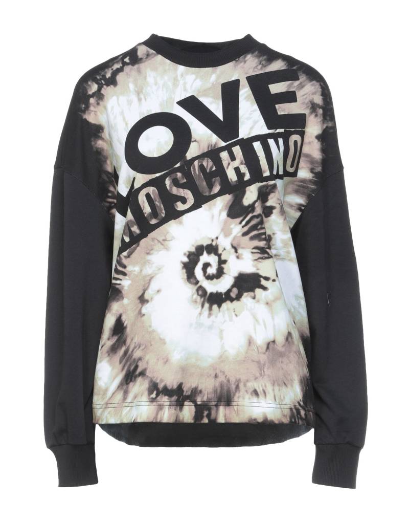 LOVE MOSCHINO Sweatshirt Damen Schwarz von LOVE MOSCHINO