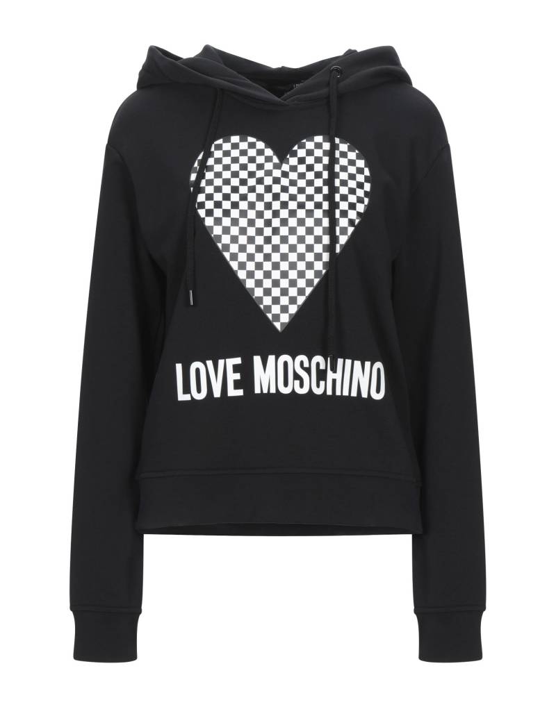 LOVE MOSCHINO Sweatshirt Damen Schwarz von LOVE MOSCHINO