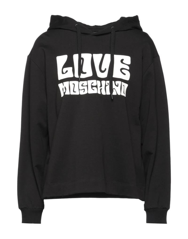 LOVE MOSCHINO Sweatshirt Damen Schwarz von LOVE MOSCHINO
