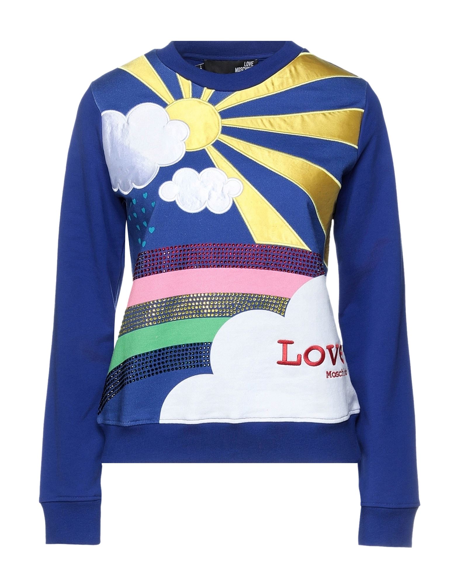 LOVE MOSCHINO Sweatshirt Damen Violett von LOVE MOSCHINO