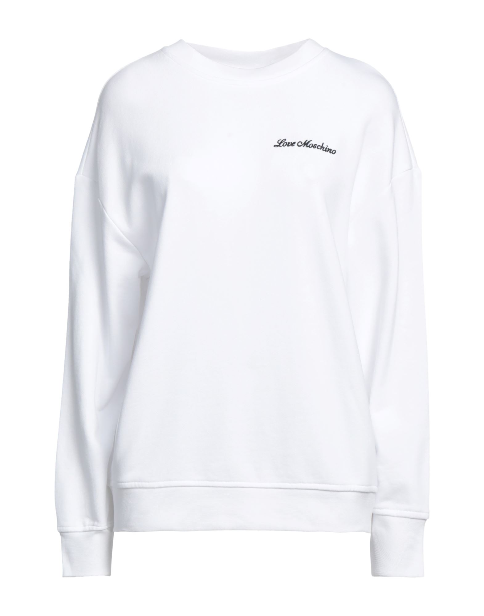 LOVE MOSCHINO Sweatshirt Damen Weiß von LOVE MOSCHINO