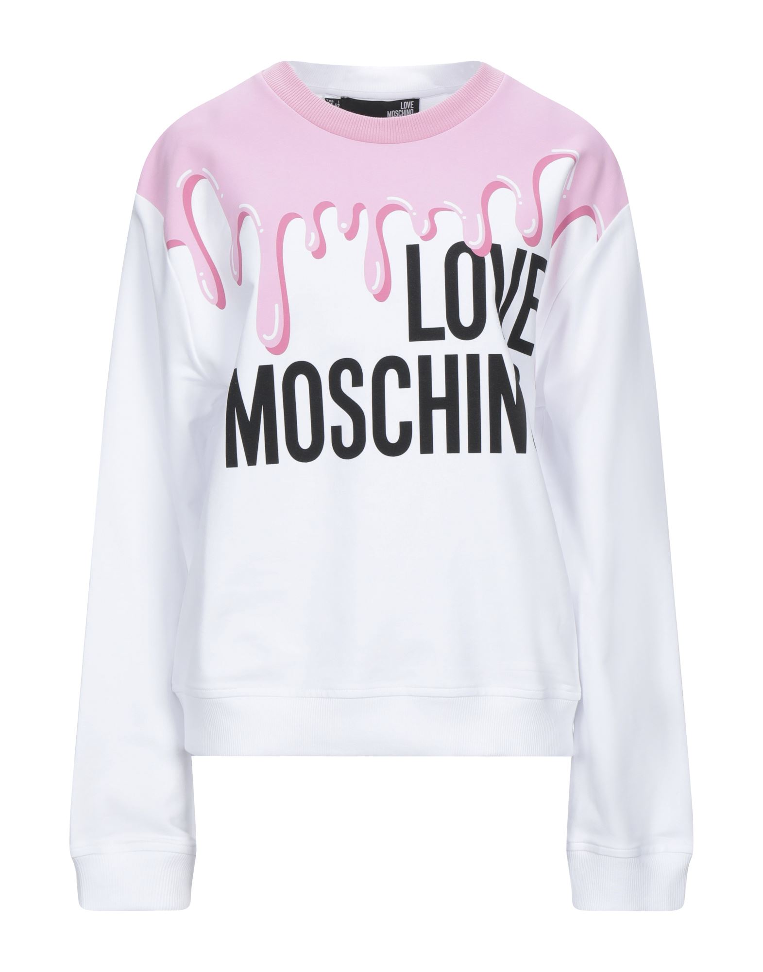 LOVE MOSCHINO Sweatshirt Damen Weiß von LOVE MOSCHINO