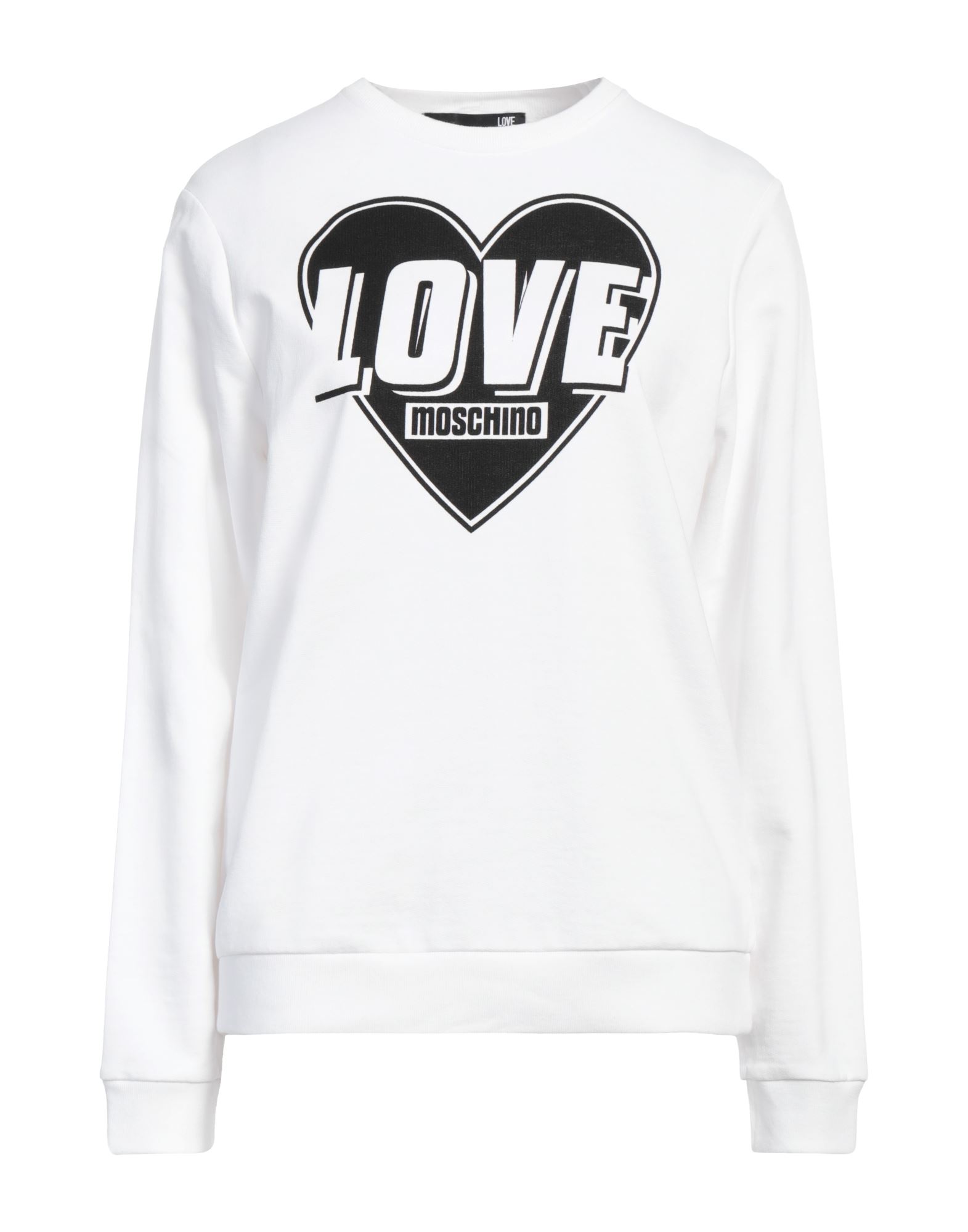 LOVE MOSCHINO Sweatshirt Damen Weiß von LOVE MOSCHINO