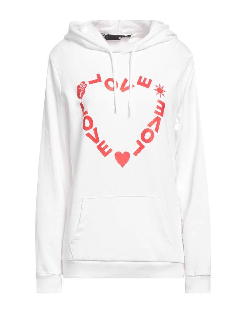 LOVE MOSCHINO Sweatshirt Damen Weiß von LOVE MOSCHINO