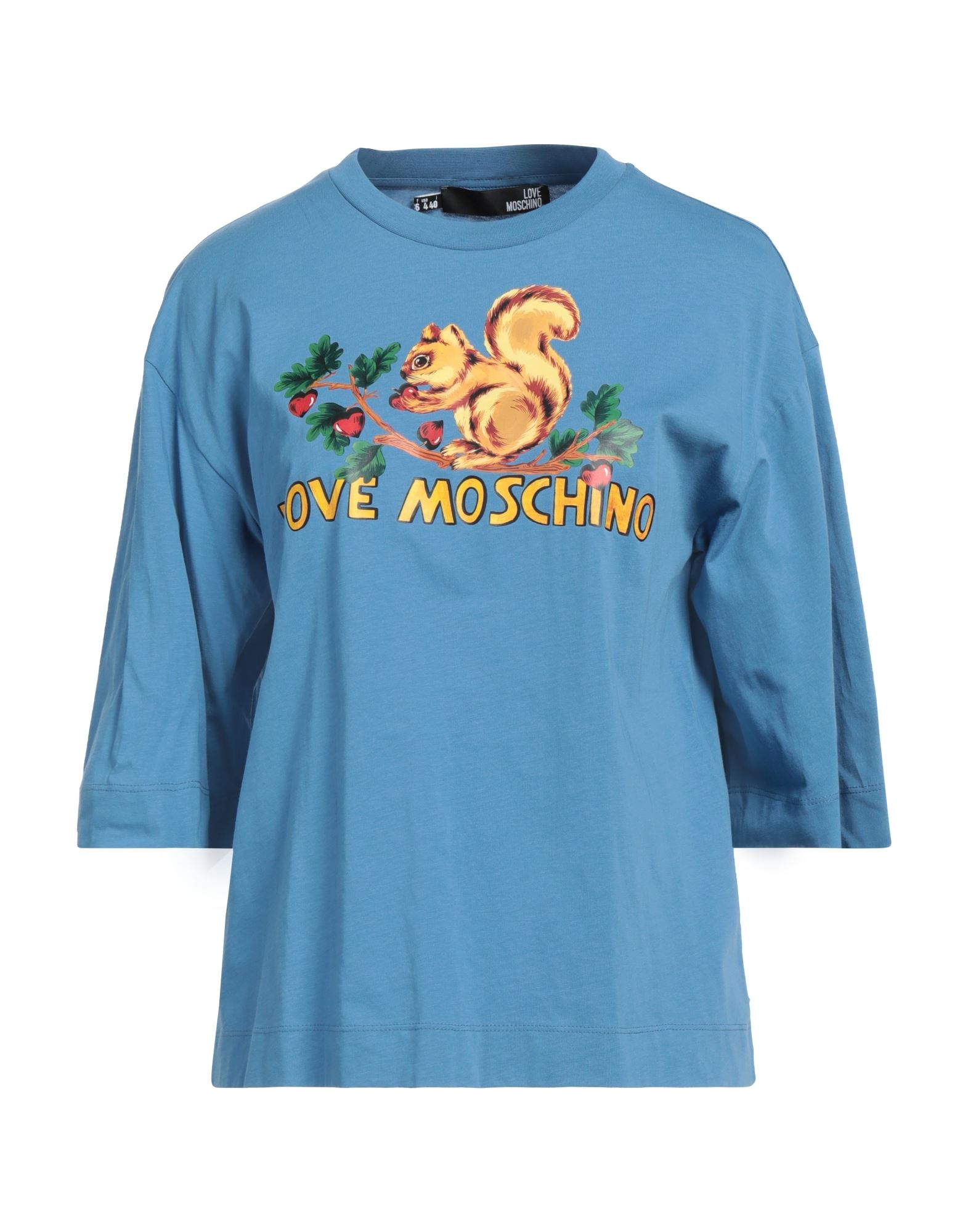 LOVE MOSCHINO T-shirts Damen Azurblau von LOVE MOSCHINO