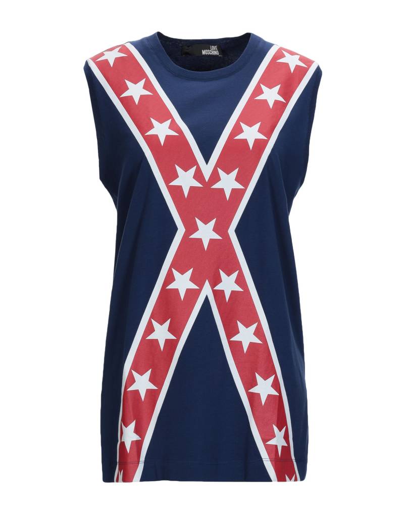 LOVE MOSCHINO T-shirts Damen Blau von LOVE MOSCHINO
