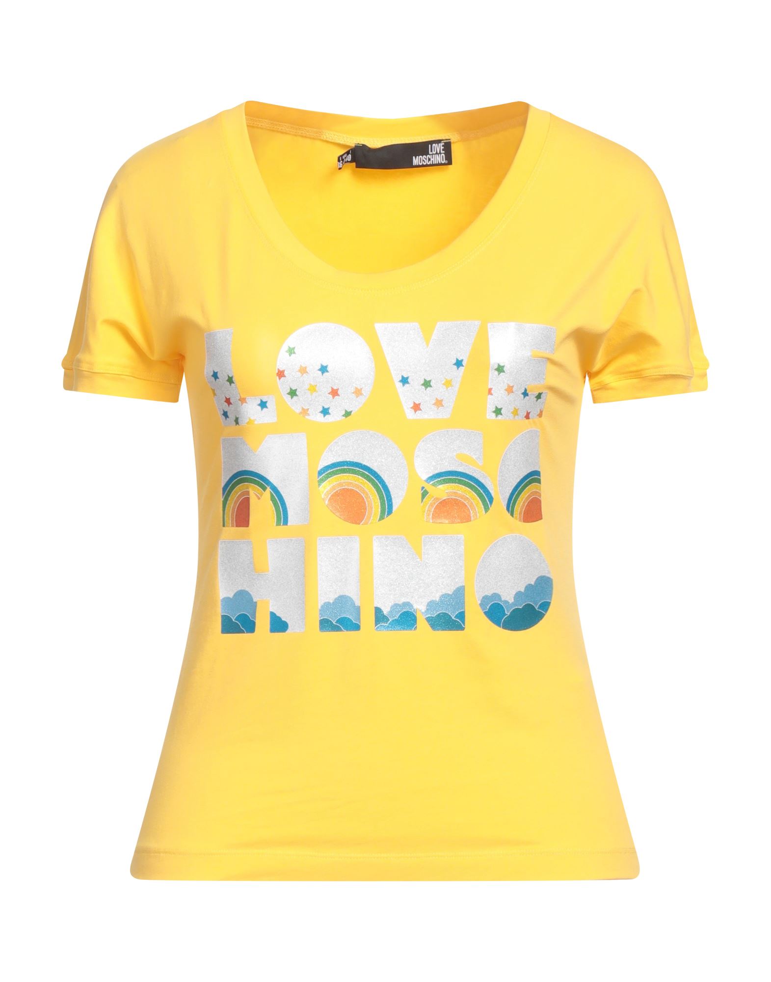 LOVE MOSCHINO T-shirts Damen Gelb von LOVE MOSCHINO