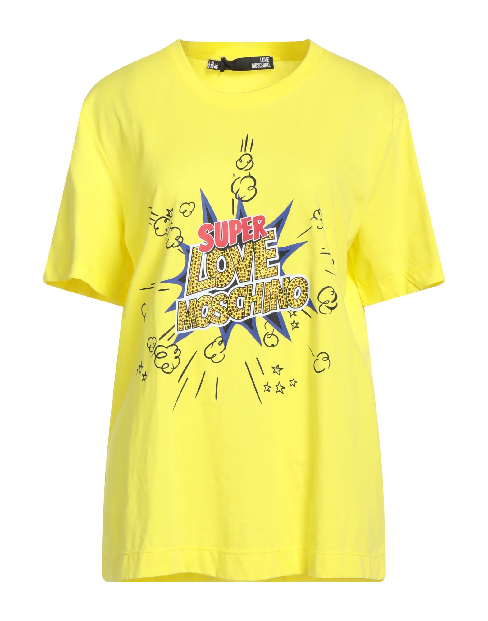 LOVE MOSCHINO T-shirts Damen Gelb von LOVE MOSCHINO