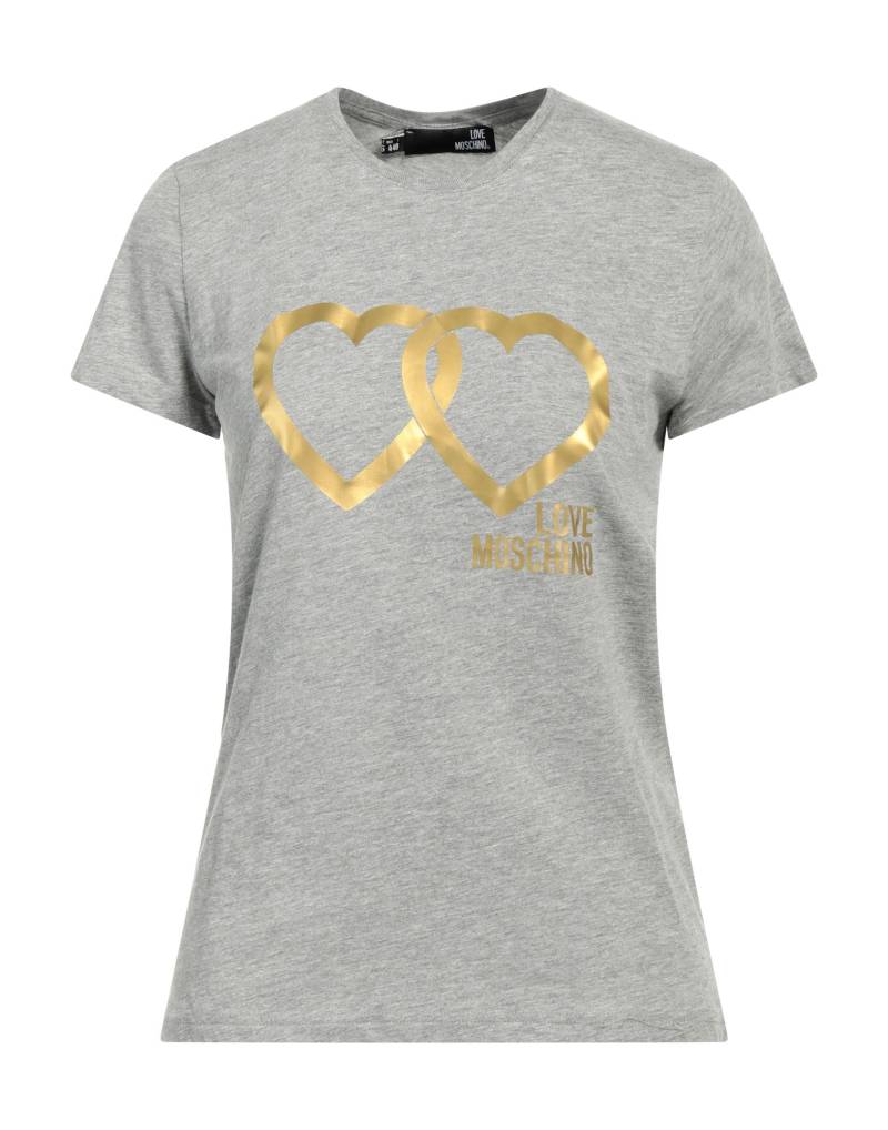 LOVE MOSCHINO T-shirts Damen Grau von LOVE MOSCHINO