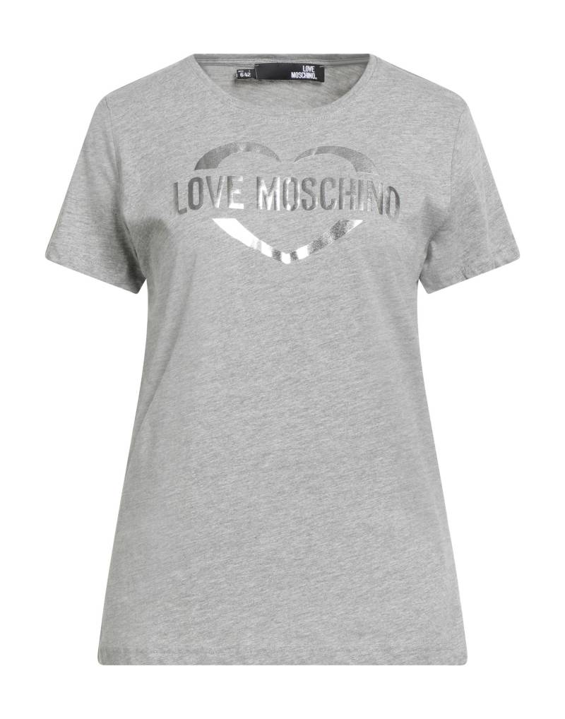 LOVE MOSCHINO T-shirts Damen Grau von LOVE MOSCHINO