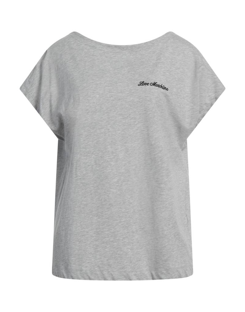 LOVE MOSCHINO T-shirts Damen Grau von LOVE MOSCHINO