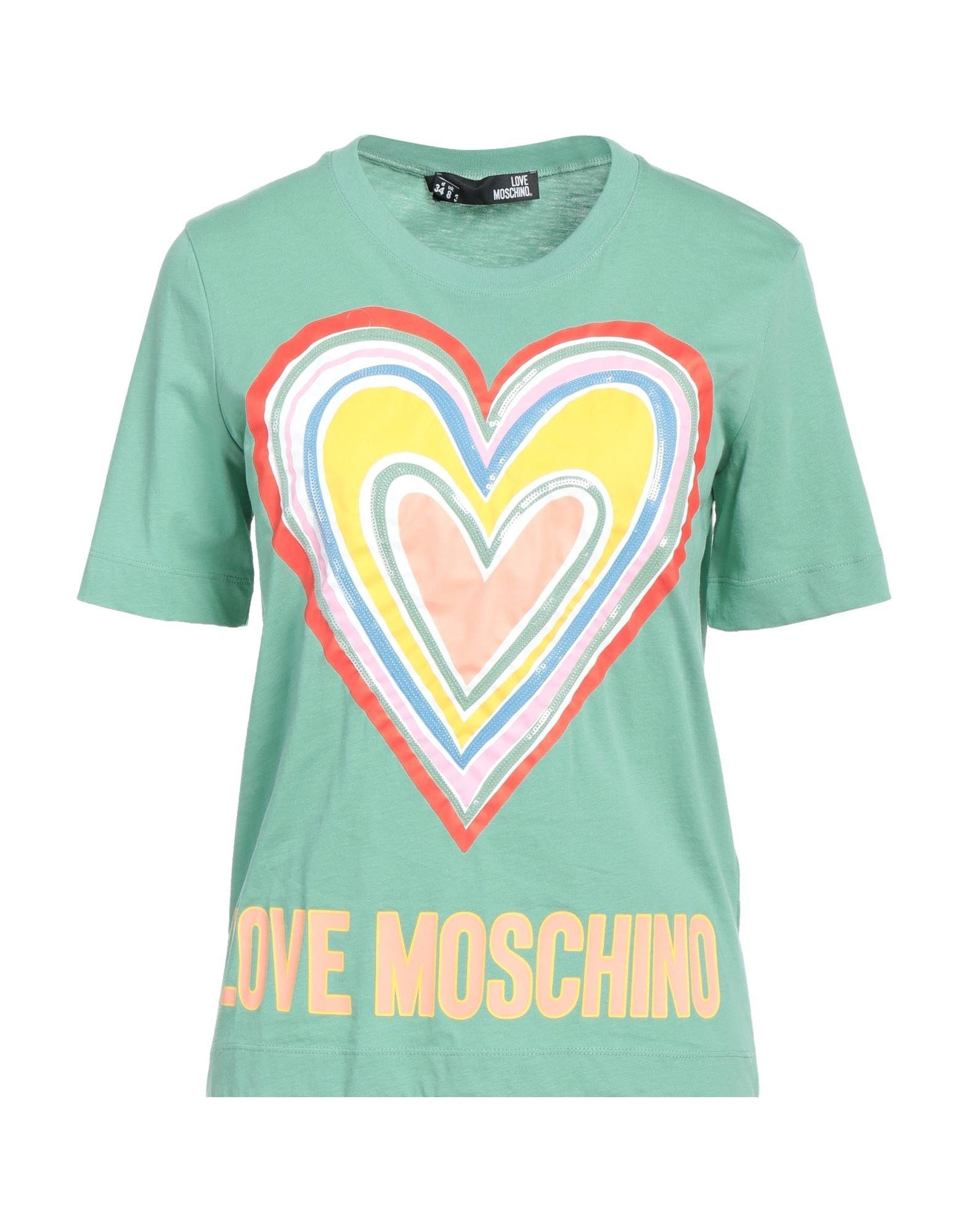 LOVE MOSCHINO T-shirts Damen Grün von LOVE MOSCHINO