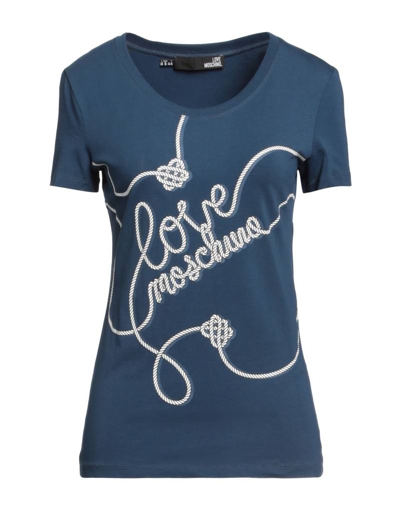 LOVE MOSCHINO T-shirts Damen Marineblau von LOVE MOSCHINO