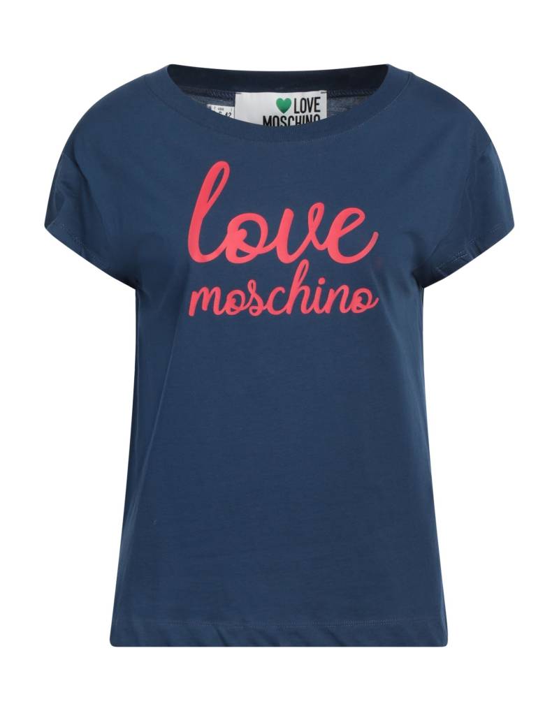 LOVE MOSCHINO T-shirts Damen Marineblau von LOVE MOSCHINO