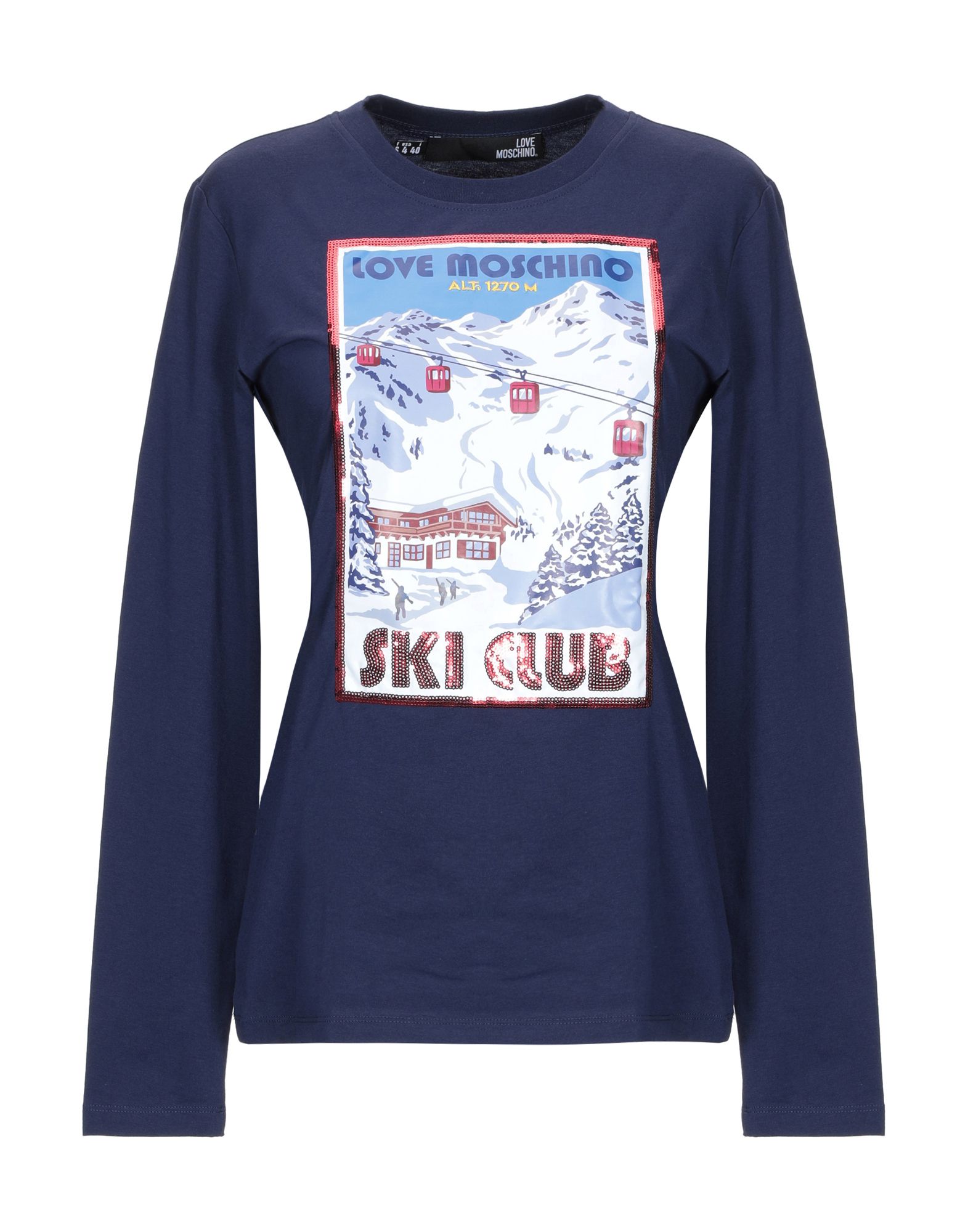 LOVE MOSCHINO T-shirts Damen Nachtblau von LOVE MOSCHINO