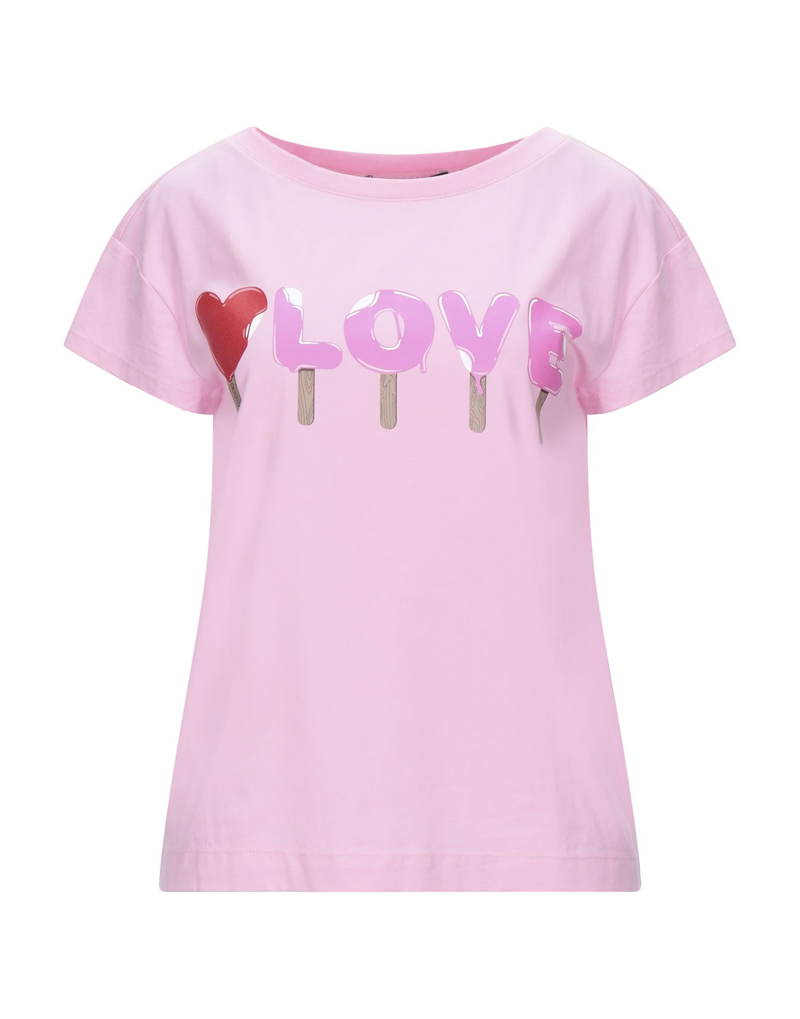 LOVE MOSCHINO T-shirts Damen Rosa von LOVE MOSCHINO