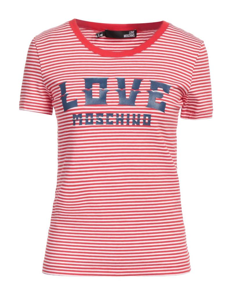 LOVE MOSCHINO T-shirts Damen Rot von LOVE MOSCHINO