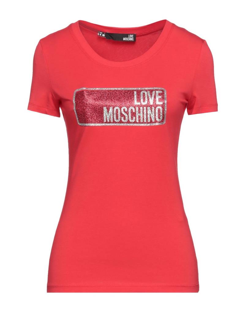 LOVE MOSCHINO T-shirts Damen Rot von LOVE MOSCHINO