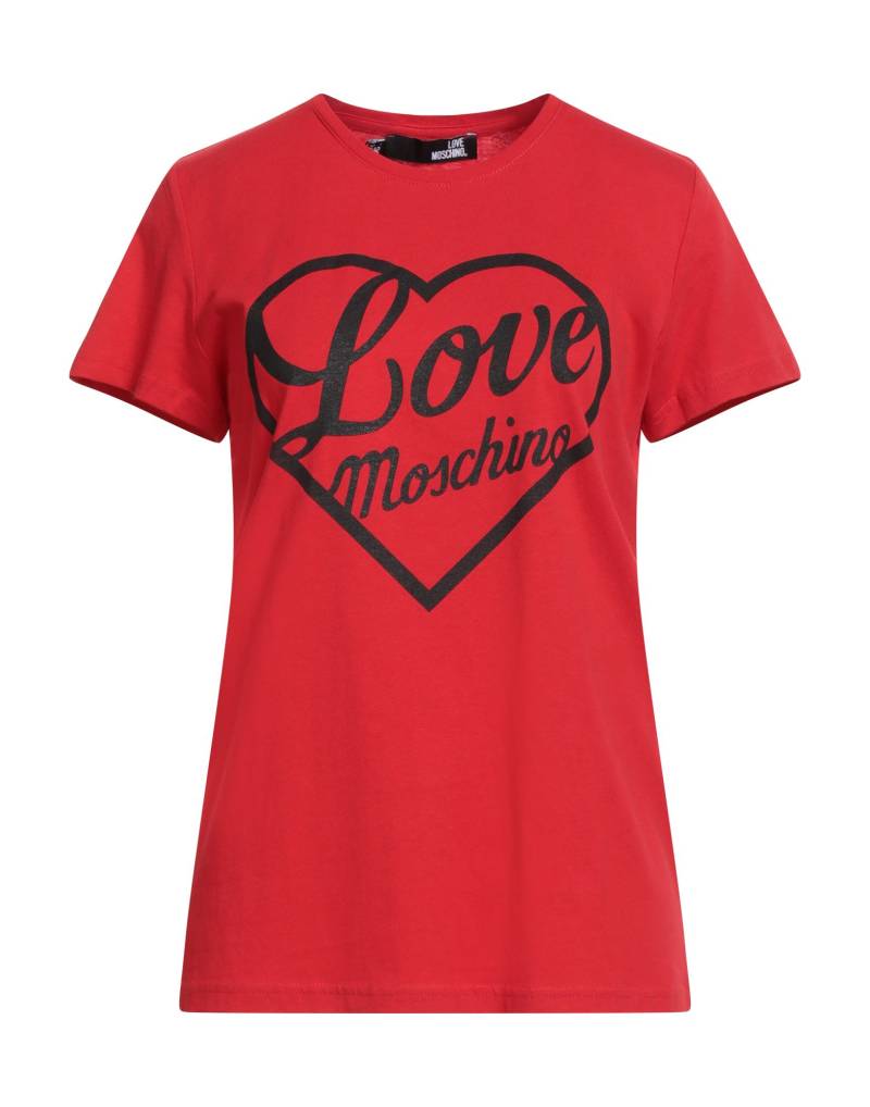 LOVE MOSCHINO T-shirts Damen Rot von LOVE MOSCHINO