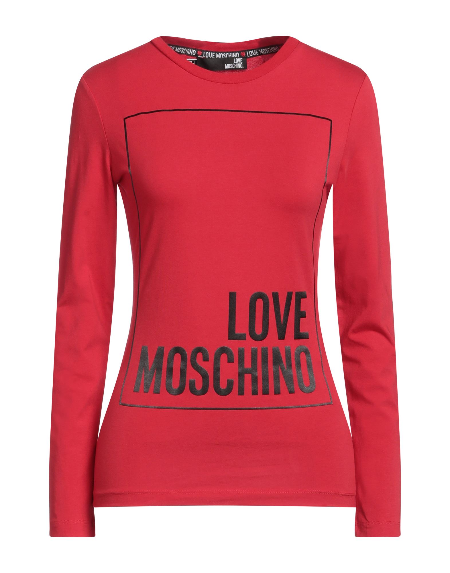 LOVE MOSCHINO T-shirts Damen Rot LOVE MOSCHINO T-shirts Damen Rot von LOVE MOSCHINO