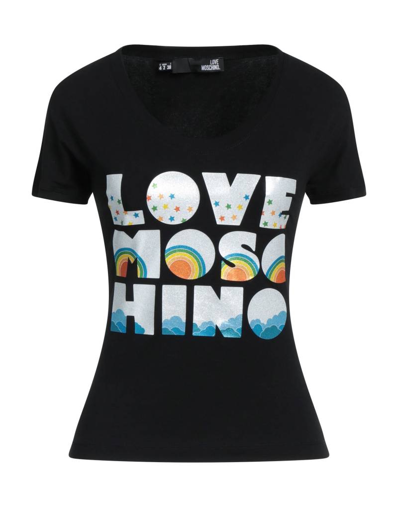 LOVE MOSCHINO T-shirts Damen Schwarz von LOVE MOSCHINO