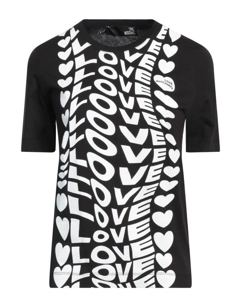 LOVE MOSCHINO T-shirts Damen Schwarz von LOVE MOSCHINO