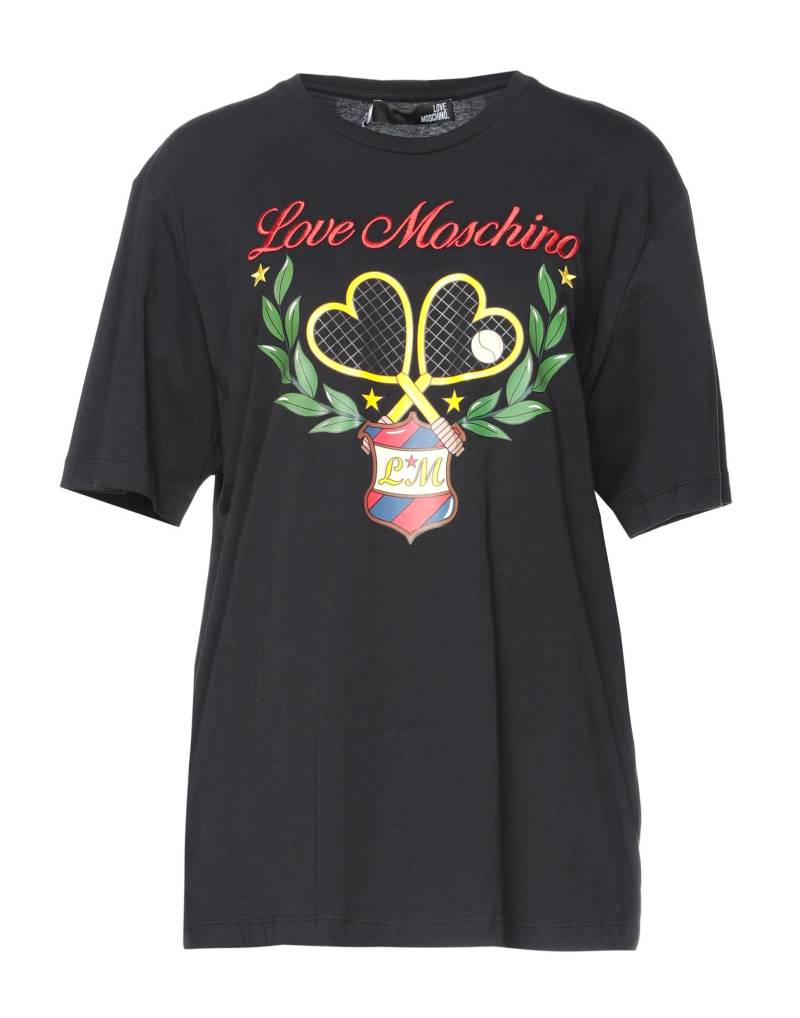 LOVE MOSCHINO T-shirts Damen Schwarz von LOVE MOSCHINO