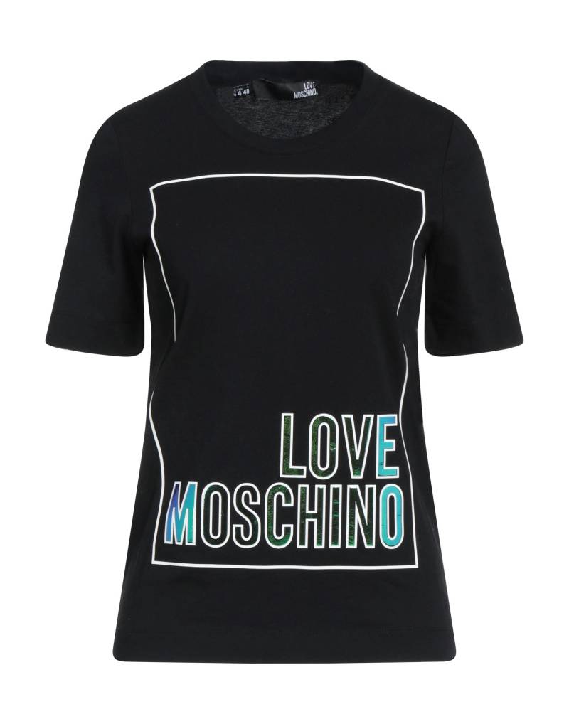 LOVE MOSCHINO T-shirts Damen Schwarz von LOVE MOSCHINO