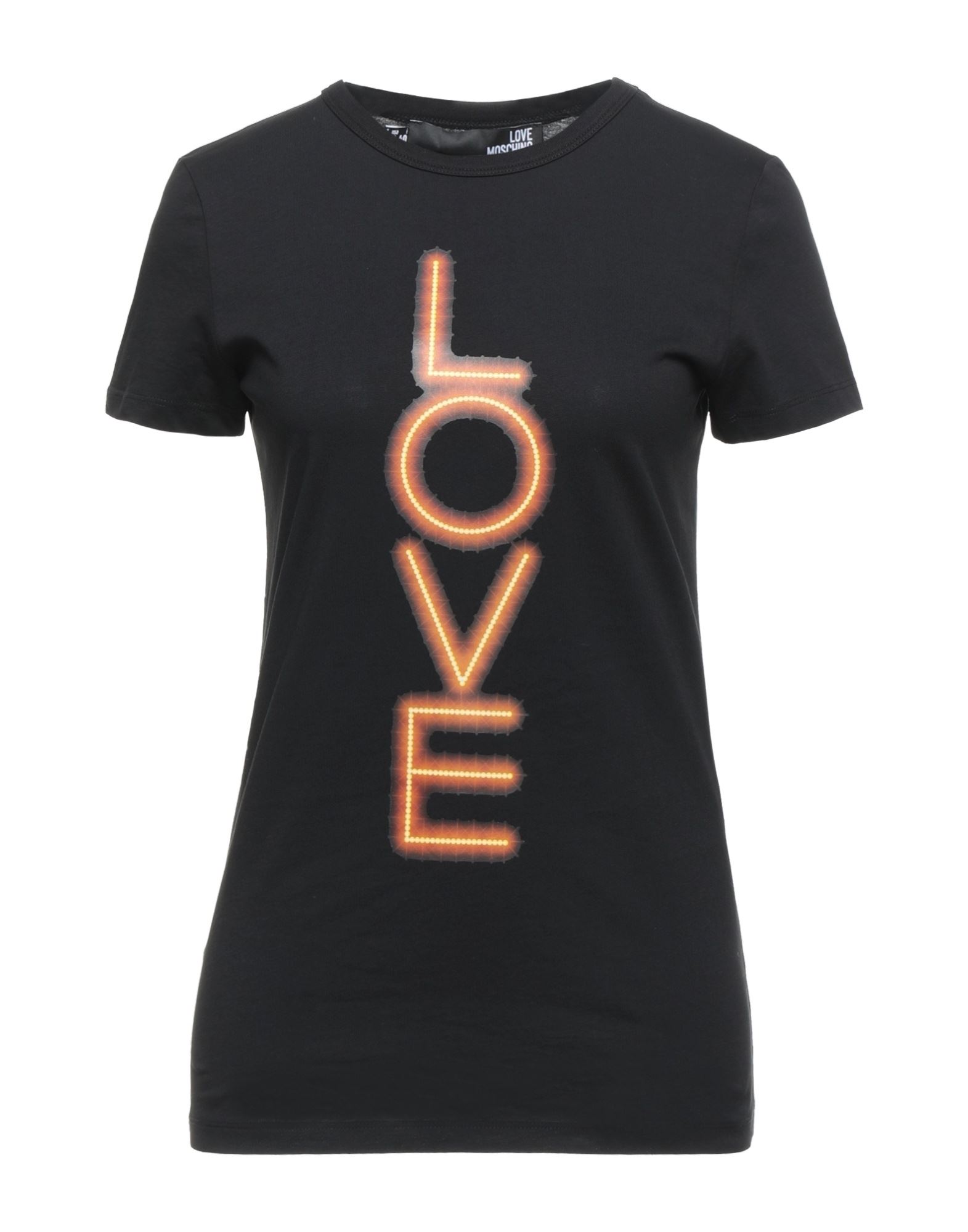 LOVE MOSCHINO T-shirts Damen Schwarz von LOVE MOSCHINO