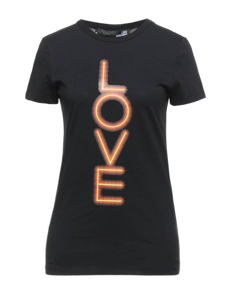 LOVE MOSCHINO T-shirts Damen Schwarz von LOVE MOSCHINO